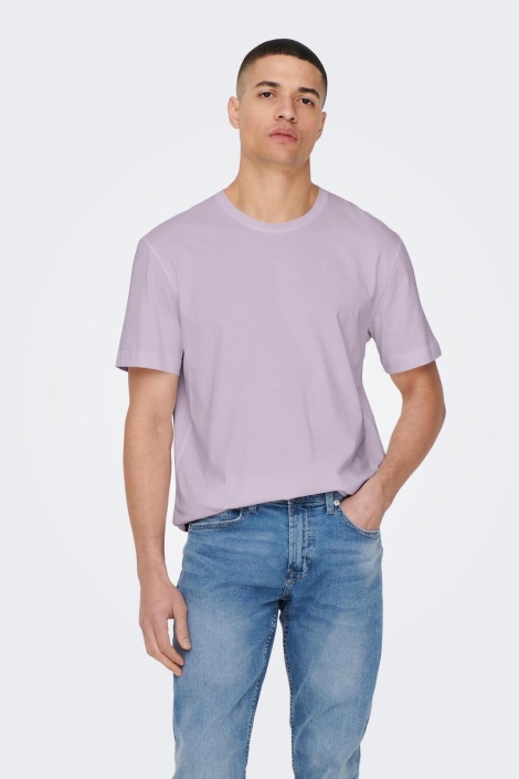 Only & Sons onsmax life reg ss stitch tee noos